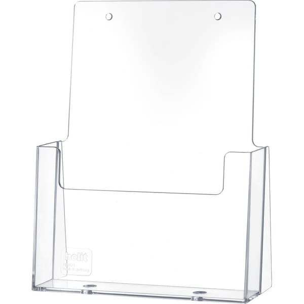 Helit H2352102 Prospekthållare Glasklar DIN A5 hög Ytantal 1 1 st (B x H x D) 166 x 210 x 67 mm
