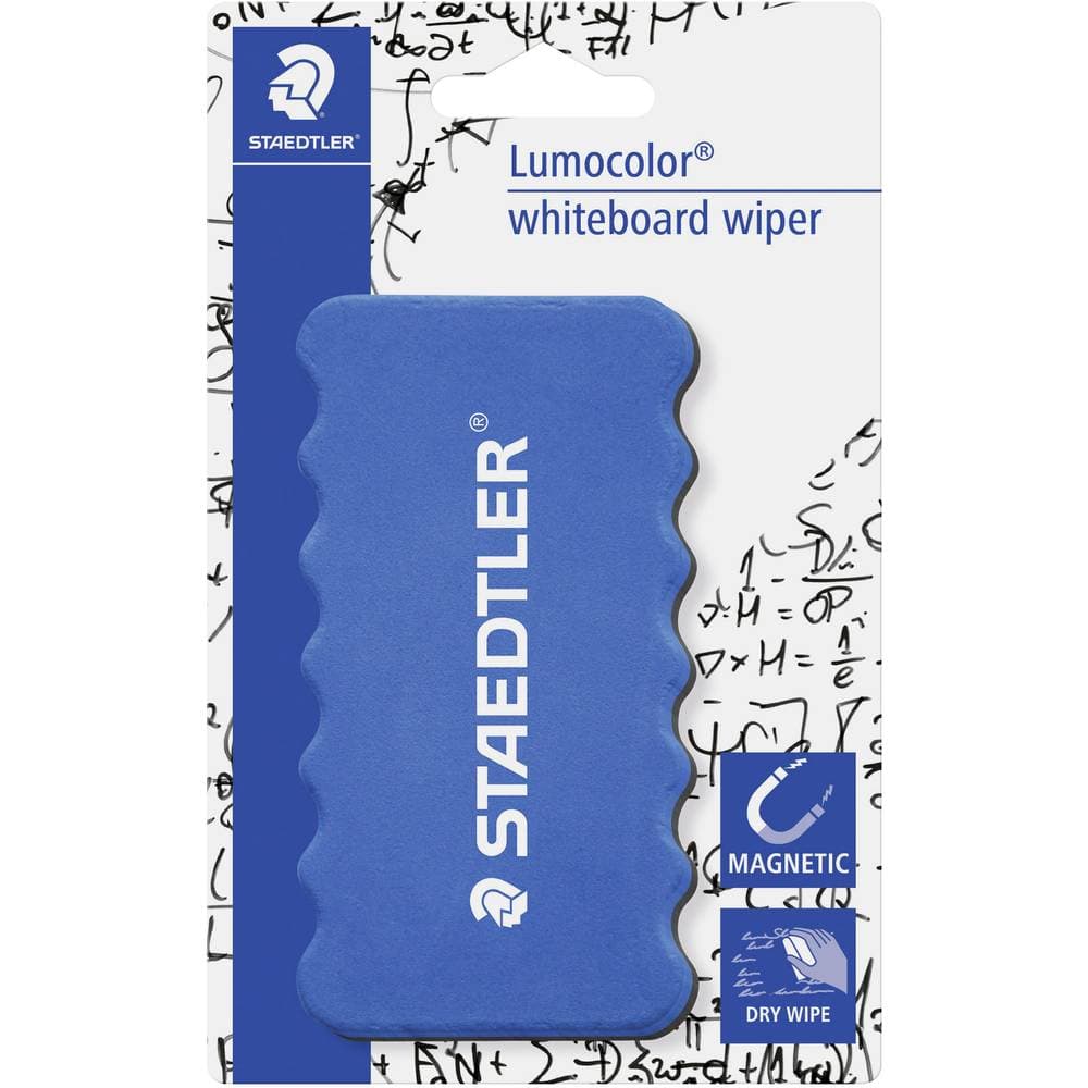 Staedtler Whiteboardsudd Lumocolor whiteboard wiper 652 (B x H) 107 mm x 57 mm Blå