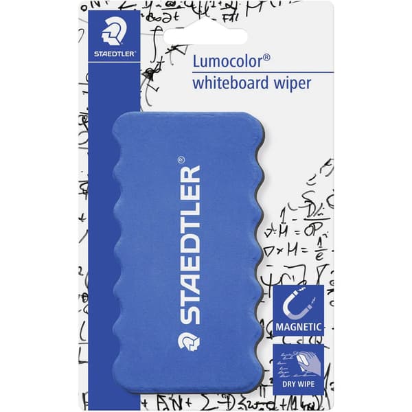 Staedtler Whiteboardsudd Lumocolor whiteboard wiper 652 (B x H) 107 mm x 57 mm Blå