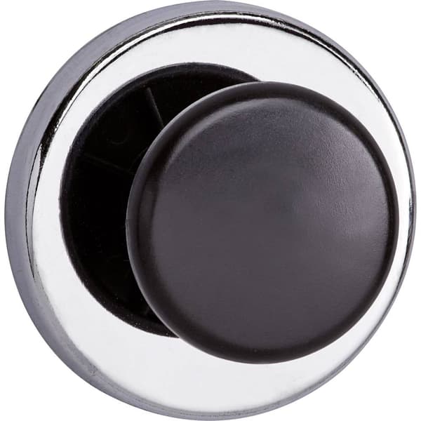 Maul Kraftmagnet (Ø x H) 67 mm x 33 mm rund , med grepphuvud Silver, Svart 1 st 6155096