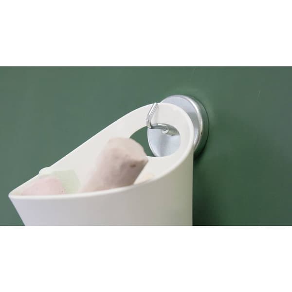 Maul Magnet (Ø x H) 52 mm x 31 mm rund , med krok Silver 1 st 6155596