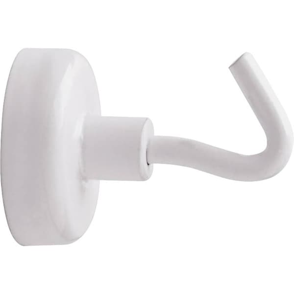 Maul Magnet (Ø x H) 25 mm x 36 mm rund , med krok Vit 5 st 6157802