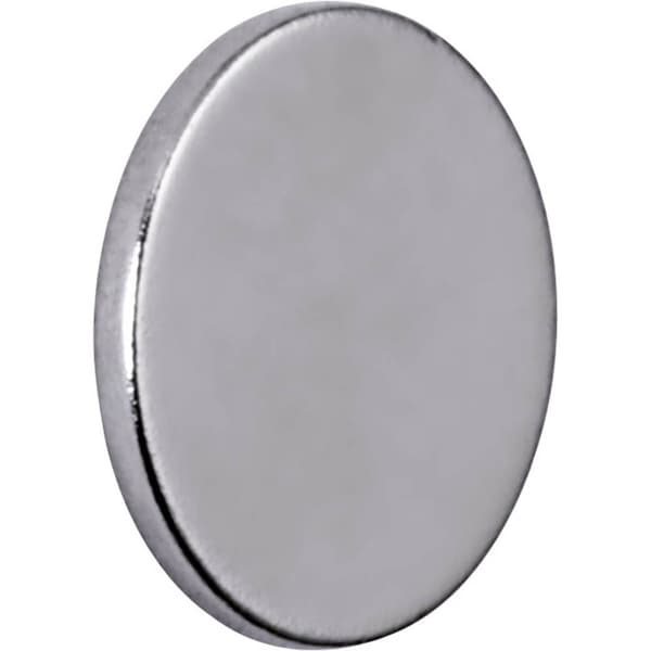 Maul Neodymmagnet (Ø x H) 10 mm x 1 mm Skiva Silver 10 st 6166196