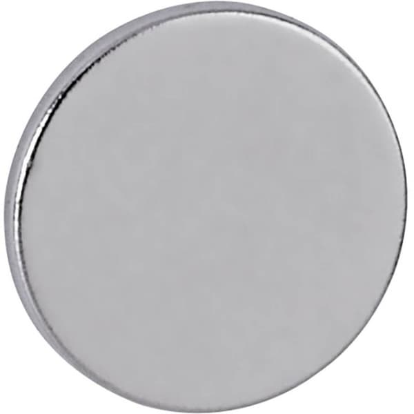 Maul Neodymmagnet (Ø x H) 10 mm x 1 mm Skiva Silver 10 st 6166196