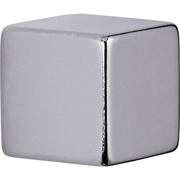 Maul Neodymmagnet (B x H x D) 15 x 15 x 15 mm Tärning Silver 1 st 6169396