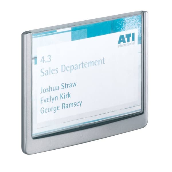 Durable Dörrskylt Click Sign 149 x 105,5 mm/4861-37 grafit Durable 486137 Grafit