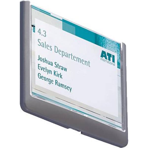 Durable Dörrskylt Click Sign 149 x 105,5 mm/4861-37 grafit Durable 486137 Grafit