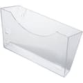 Miniatyrbild 3 av 3: Helit glasklar H6103002 Prospekthållare Glasklar 1 st (B x H x D) 240 x 165 x 105 mm