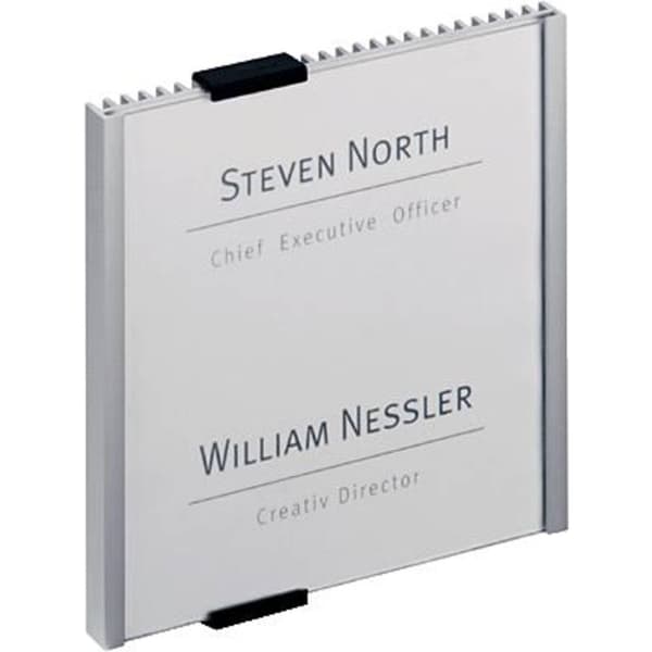 Durable Dörrskylt INFO SIGN - 4802 (B x H) 149 mm x 148.5 mm Metallic, Silver 480223