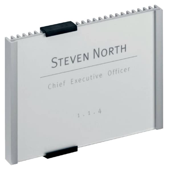Durable Dörrskylt INFO SIGN - 4801 (B x H) 149 mm x 105.5 mm Metallic, Silver 480123