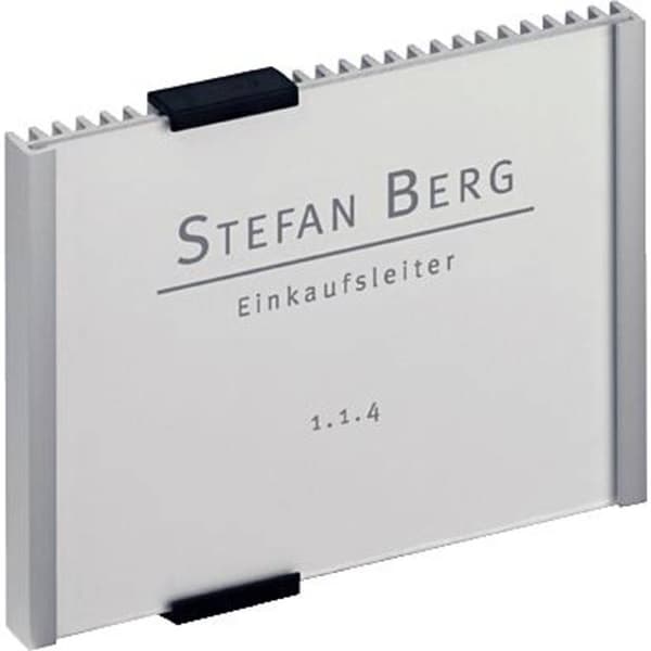 Durable Dörrskylt INFO SIGN - 4801 (B x H) 149 mm x 105.5 mm Metallic, Silver 480123