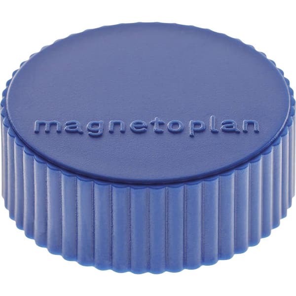 magnetoplan Magnet Discofix Magnum (Ø x H) 34 mm x 13 mm rund Mörkblå 10 st 1660014