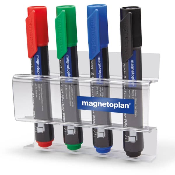 magnetoplan 16712 16712 Pennhållare, magnetisk Transparent