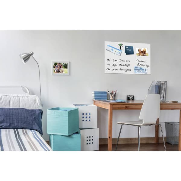 Sigel Glas-magnettavla B1200 Vit (B x H) 60 cm x 40 cm B1200