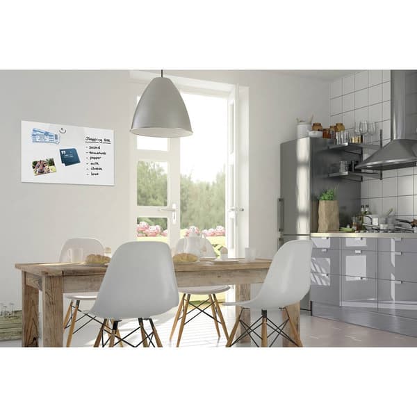 Sigel Glas-magnettavla B1200 Vit (B x H) 60 cm x 40 cm B1200