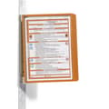 Miniatyrbild 1 av 4: Durable 591409 Genomskinlig tavla Orange (B x H x D) 325 x 360 x 260 mm DIN A4