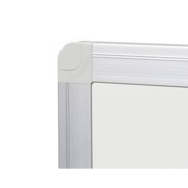 Dahle Whiteboard Basic Board 96150 (B x H) 600 mm x 450 mm Vit lackerad Bredd- eller höjdformat, inkl. pennhylla