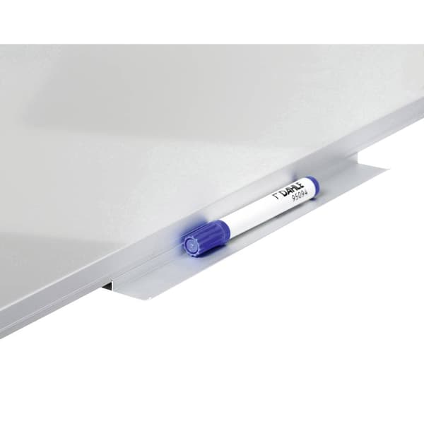 Dahle Whiteboard Basic Board 96150 (B x H) 600 mm x 450 mm Vit lackerad Bredd- eller höjdformat, inkl. pennhylla