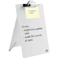 Miniatyrbild 3 av 4: nobo Glas- Antecknings- board Diamond Glass Desktop (B x H) 216 mm x 297 mm Briljantvit inklusive bordstativ, inkl. whi
