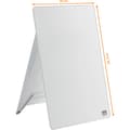 Miniatyrbild 1 av 4: nobo Glas- Antecknings- board Diamond Glass Desktop (B x H) 216 mm x 297 mm Briljantvit inklusive bordstativ, inkl. whi