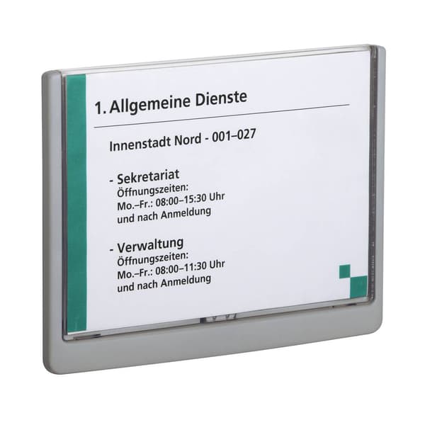 DURABLE CLICK SIGN A5/4866-37, 210 x 148,5 mm, grafit