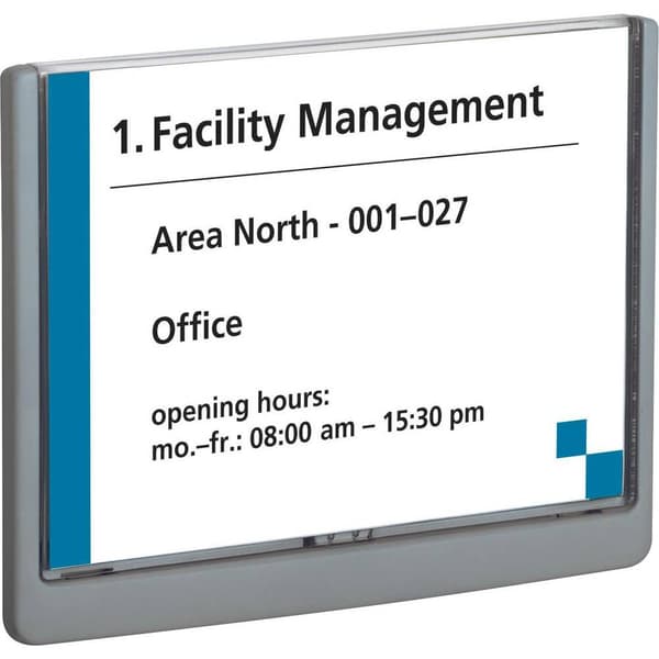 DURABLE CLICK SIGN A5/4866-37, 210 x 148,5 mm, grafit