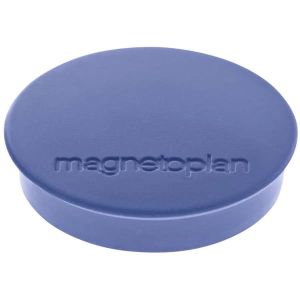 magnetoplan Magnet Discofix Standard (Ø x H) 30 mm x 8 mm rund Mörkblå 10 st 1664214
