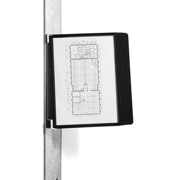 Durable 591801 Genomskinlig tavla Svart (B x H x D) 325 x 390 x 260 mm DIN A4