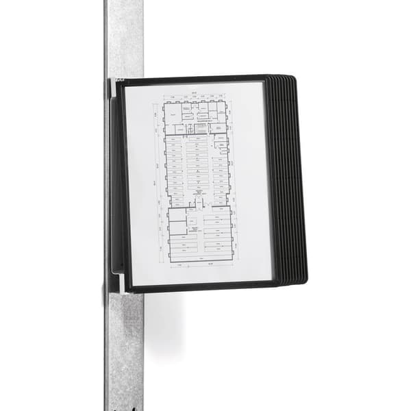Durable 591801 Genomskinlig tavla Svart (B x H x D) 325 x 390 x 260 mm DIN A4