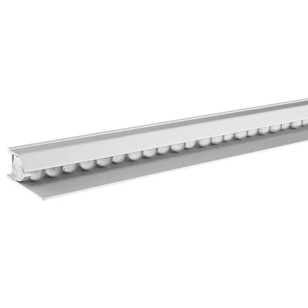 magnetoplan 210081000 Klämbrädeskena Vit Plast