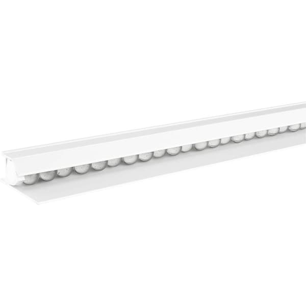 magnetoplan 210081000 Klämbrädeskena Vit Plast