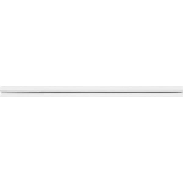 magnetoplan 210081000 Klämbrädeskena Vit Plast