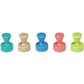 Miniatyrbild 3 av 3: Maul Magnet 6168499 (Ø x H) 12 mm x 16 mm Kon Ganmmalrosa, Atlantic Blue, Turkos, Lime, Sahara 10 st 6168499