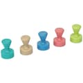 Miniatyrbild 1 av 3: Maul Magnet 6168499 (Ø x H) 12 mm x 16 mm Kon Ganmmalrosa, Atlantic Blue, Turkos, Lime, Sahara 10 st 6168499
