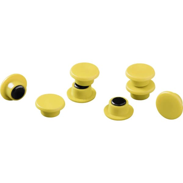 Durable Magnet 475104 (Ø) 15 mm rund Gul 1 set 475104