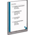 Miniatyrbild 1 av 2: Durable Dörrskylt 486737 (B x H) 210 mm x 297 mm Grafit 486737