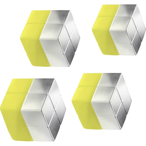 Sigel Neodymmagnet C10 Extra-Strong (B x H x D) 20 x 10 x 20 mm Tärning Silver 4 st BA705