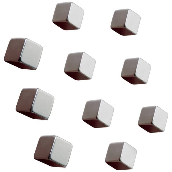 Sigel Neodymmagnet C5 Strong (B x H x D) 10 x 10 x 10 mm Tärning Silver 10 st BA193