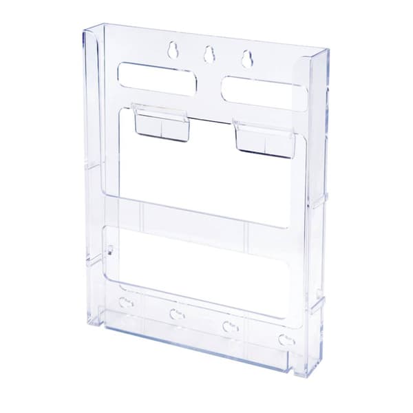 Deflecto 772001 Prospekthållare Transparent DIN A4 hög 1 st (B x H x D) 228 x 285 x 50 mm