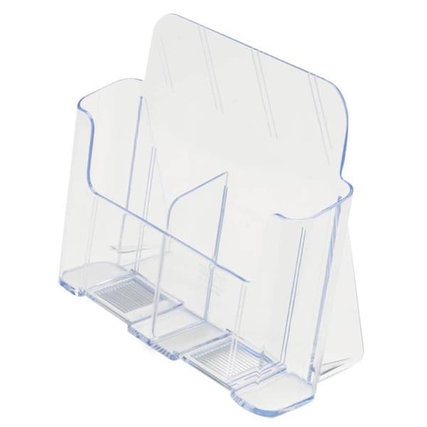 Deflecto 74501 Prospekthållare Transparent Ytantal 2 1 st (B x H x D) 240 x 188 x 95 mm