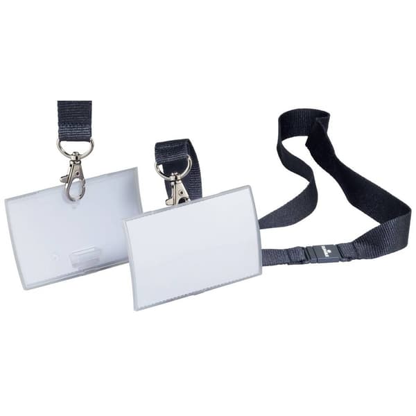 Durable 821719 Namnskylt CLICK FOLD (B x H) 90 mm x 54 mm Textilband 10 st