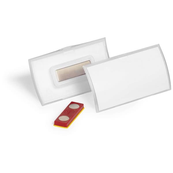 Durable 825919 Namnskylt CLICK FOLD (B x H) 75 mm x 40 mm Magnet 10 st