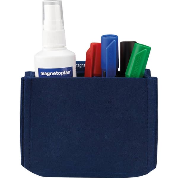 Magnetoplan magnetoTray MEDIUM 1227714 Pennhållare, magnetisk (B x H x D) 130 x 100 x 60 mm Blå
