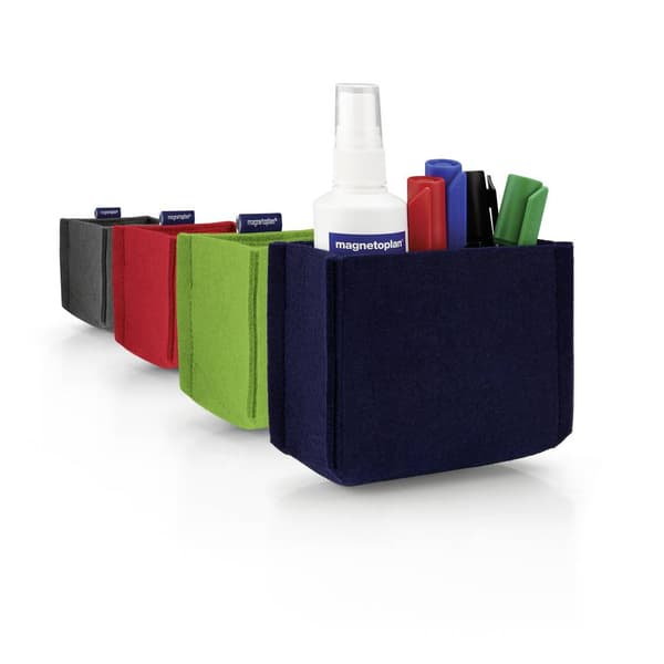 Magnetoplan magnetoTray MEDIUM 1227714 Pennhållare, magnetisk (B x H x D) 130 x 100 x 60 mm Blå