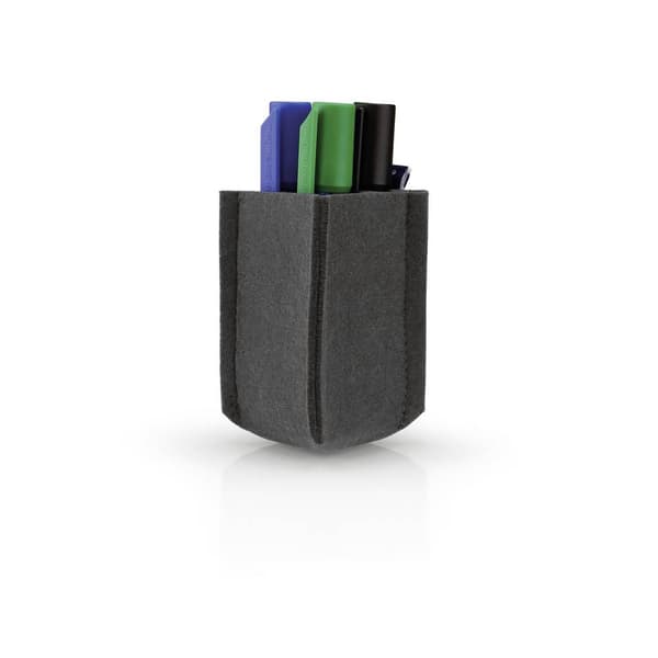 magnetoplan magnetoTray SMALL 1227601 Pennhållare, magnetisk (B x H x D) 60 x 100 x 60 mm Grå