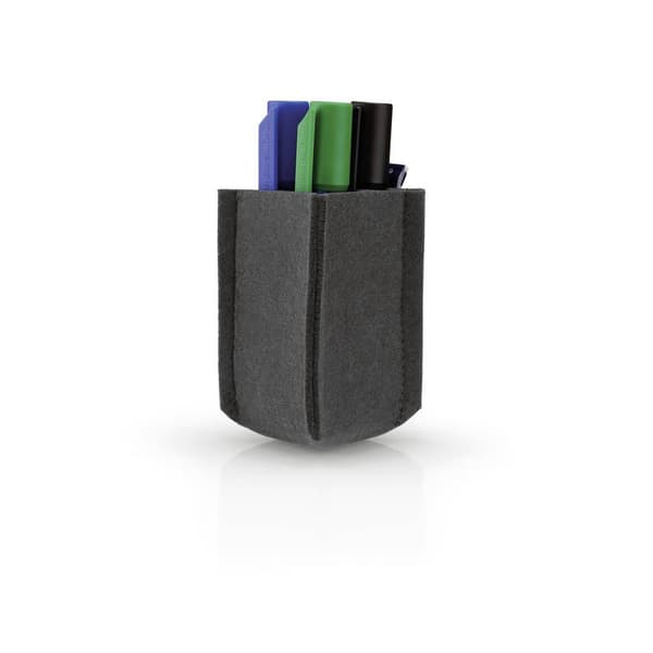 magnetoplan magnetoTray SMALL 1227601 Pennhållare, magnetisk (B x H x D) 60 x 100 x 60 mm Grå