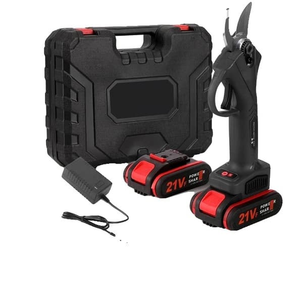 Trådlös beskärningssax, 21V, borstlös motor, Blå beskärning Black Pruning Shear