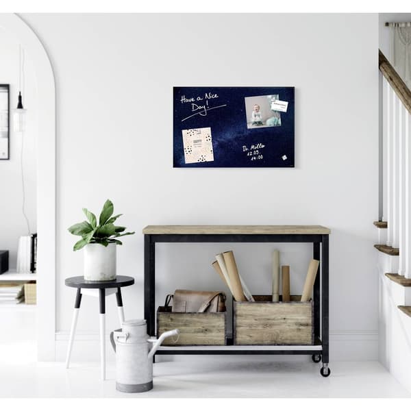 Sigel Artverum Galaxy GL283 Glas-magnettavla (B x H) 60 cm x 40 cm Blå