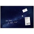 Miniatyrbild 1 av 4: Sigel Artverum Galaxy GL283 Glas-magnettavla (B x H) 60 cm x 40 cm Blå