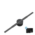 Miniatyrbillede 1 af 2: Holografisk Reklame Maskine, 3D Skærm, Justerbar Lysstyrke,EU STIK, 42cm HD udgave